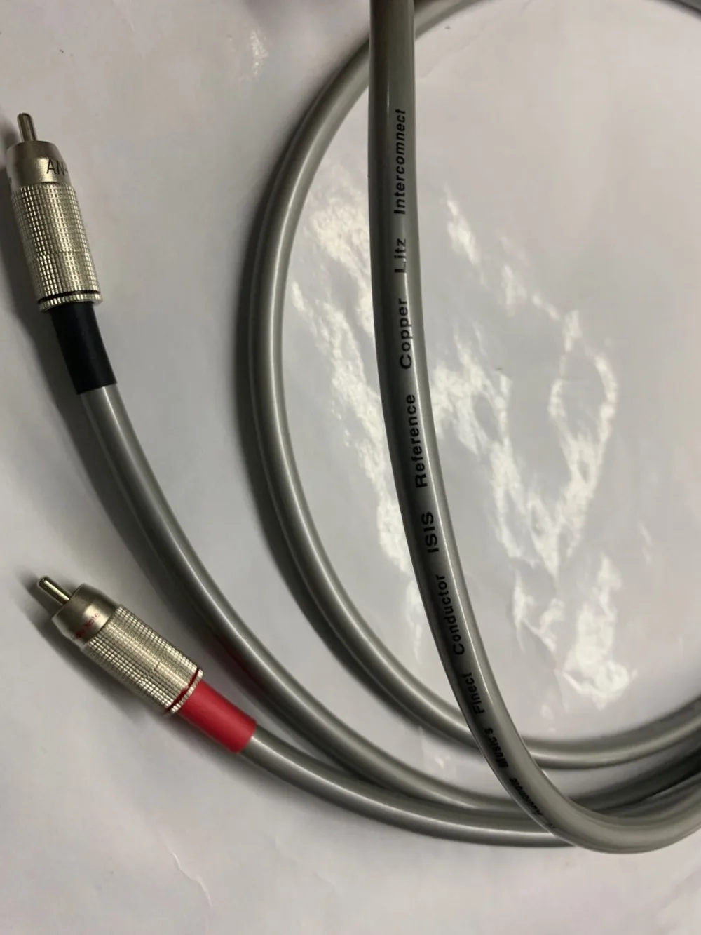 Conectores RCA aislamiento alta calidad cable audiófilo AN-VX