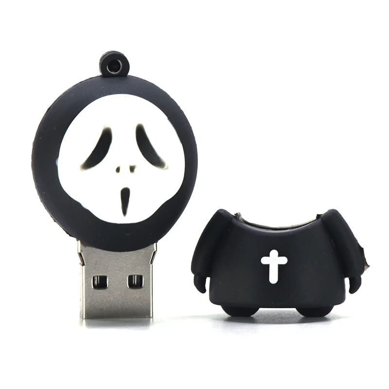 Unidad Flash Usb con música bonita y divertida, Pendrive de 4GB, 8GB, 16GB, 32GB, 64GB, 128GB, 256GB, regalo de Halloween - imagen 5