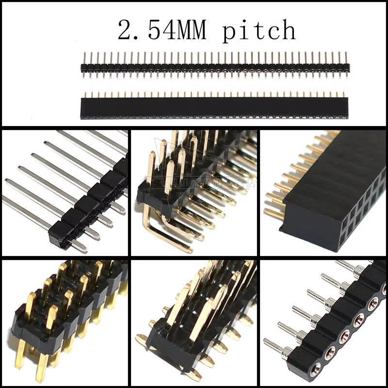 Pin Header SMD 2.54mm Doble Fila Macho - imagen 4