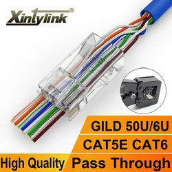 Conector RJ45 Cat6 UTP Chapado Oro – Xintylink