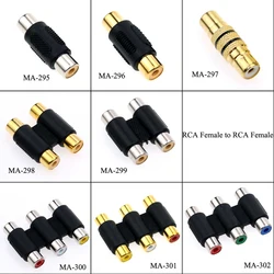 Cable Adaptador RCA Hembra Audio Vídeo – Conector para TV y DVD