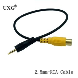 Cable Jack 2.5mm a RCA – Adaptador AV Estéreo para Vídeo