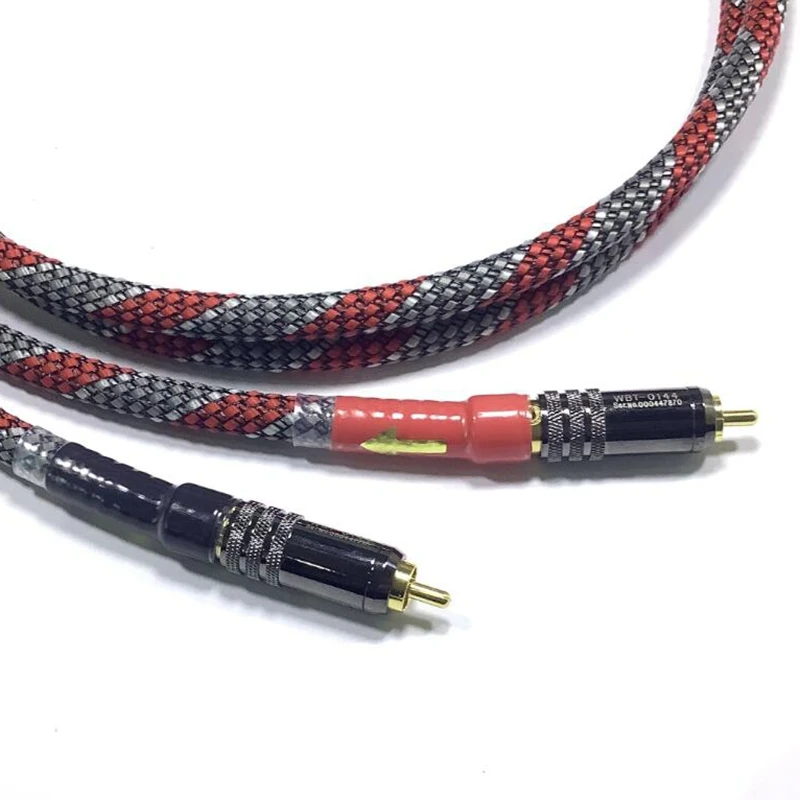 Cable HIFI RCA 4 Core Plateado OCC