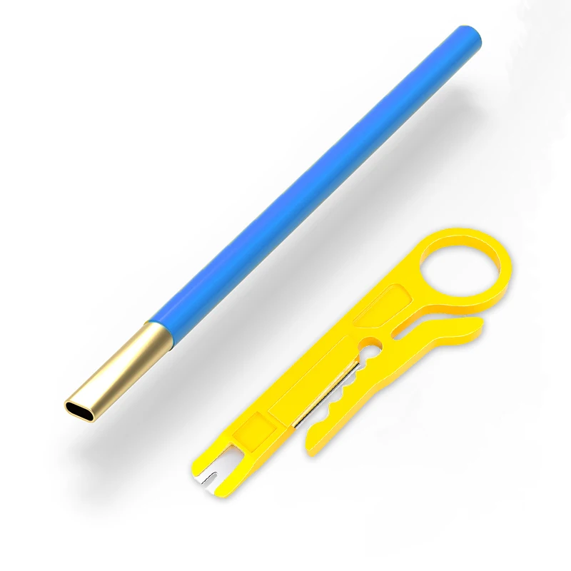 Separador de cables de par de torsión de cables de red, pares trenzados internos, herramienta de enderezamiento de cables, separador con Mini pelacables - imagen 3