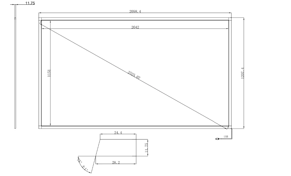 46寸2X2横屏---93寸