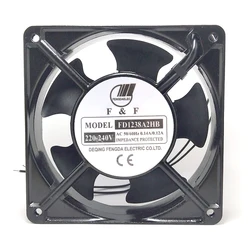 Ventilador de refrigeración marco aluminio con rodamiento de bolas