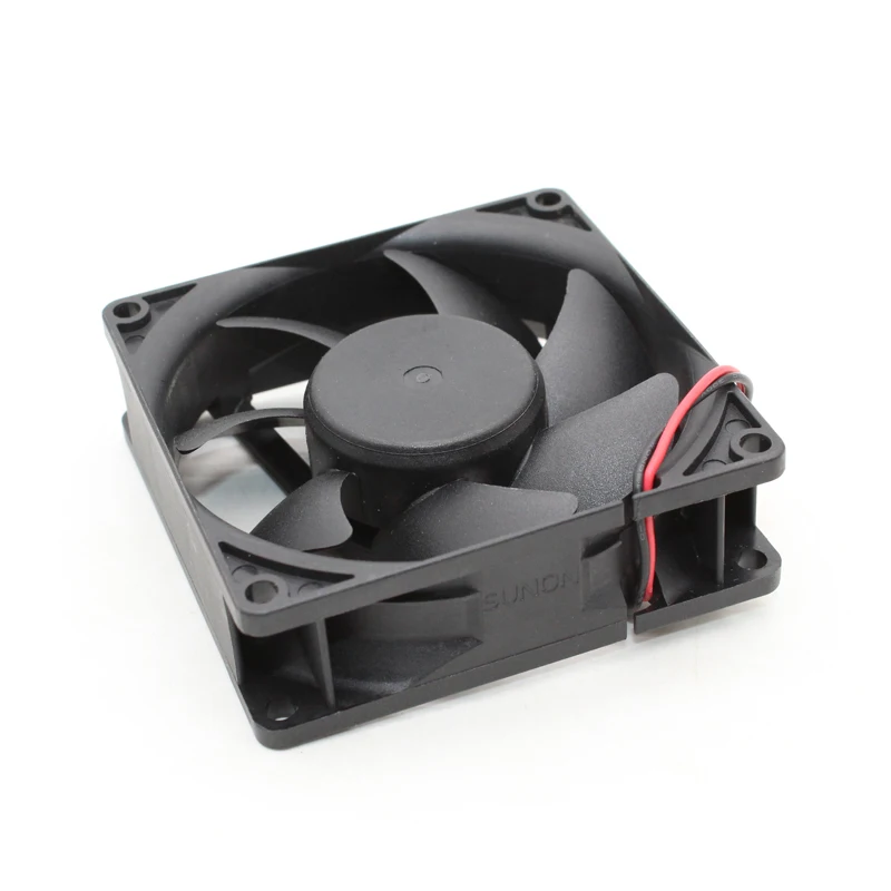 EE80251B1-000C-A99-ventilador de refrigeración silencioso de doble bola, 12V, 8025, 8CM, original, nuevo - imagen 4