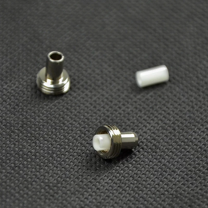 Pieza de metal + funda de cerámica, 10 juegos de 5mm y 7mm para VFL (localizador visual de fallos), accesorio de metal ZrO2, envío gratis, pieza de luz roja ELINK - imagen 5