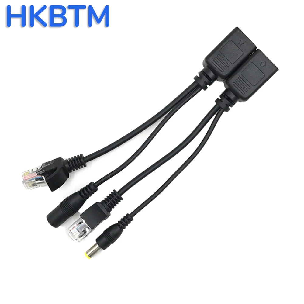 Cable POE de alimentación pasiva a través de Ethernet, Cable adaptador, inyector divisor POE, módulo de fuente de alimentación de 12v para cámara IP - imagen 5