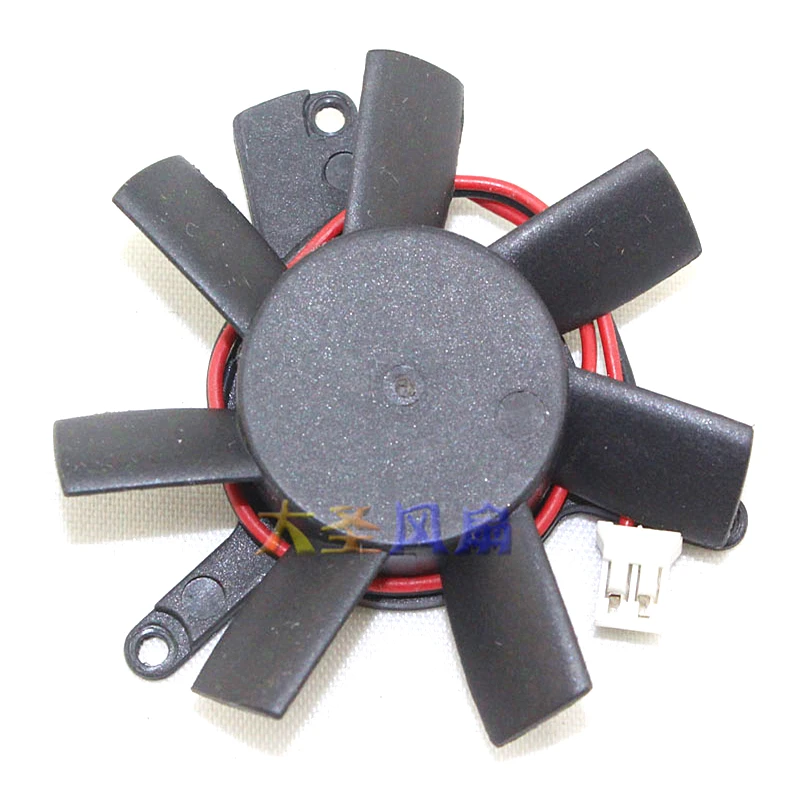 APISTEK GA51S2U POWER LOGIC DC 12V 0.25A diámetro 45mm 2 cables servidor enfriador ventilador agujero paso 39x39x39mm - imagen 3