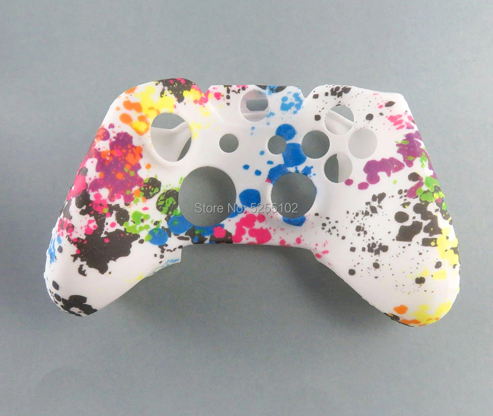 Funda protectora de silicona para XBox One, Protector de controlador, impresión por transferencia de agua, cubierta de camuflaje, tapas de agarre, 15 Uds. - imagen 5