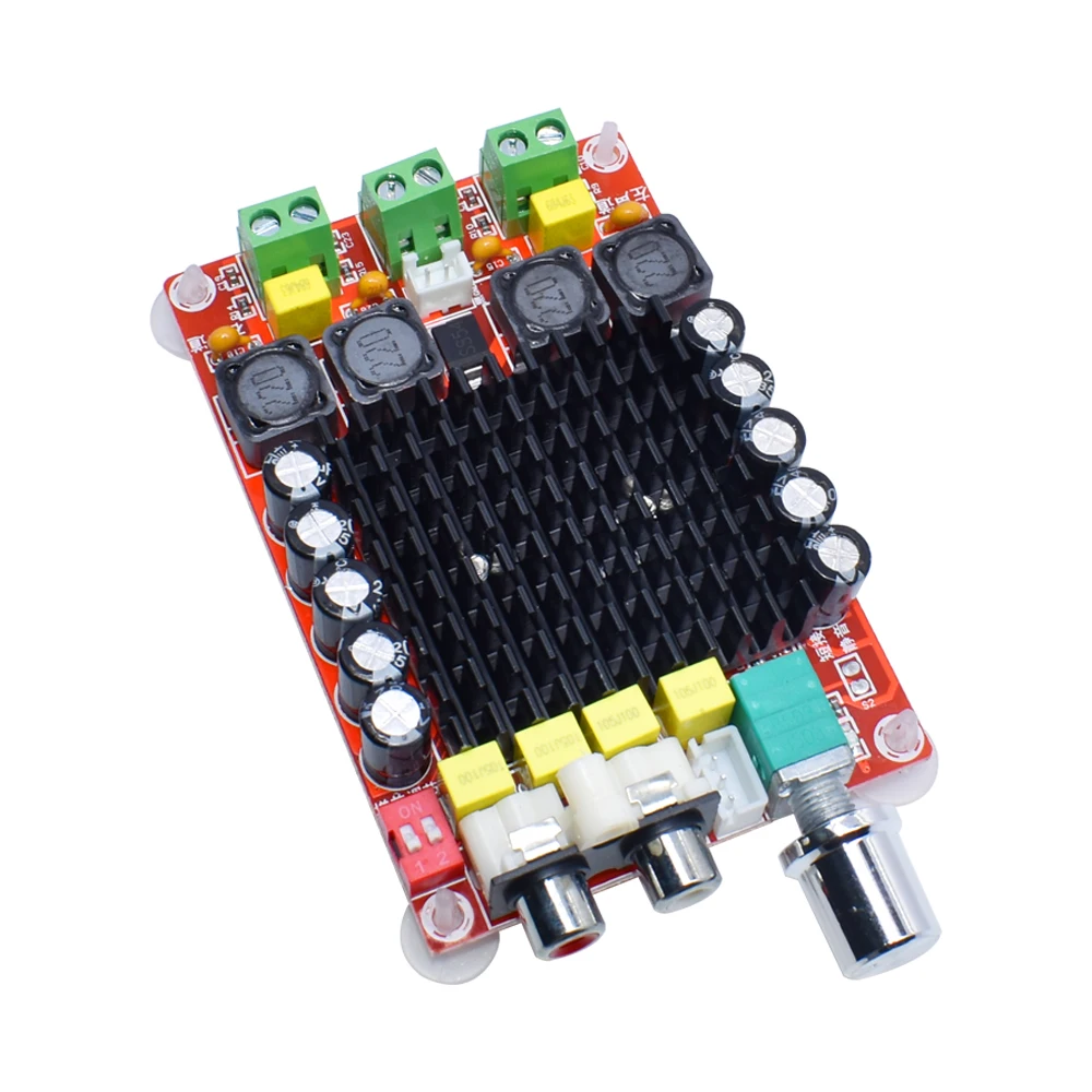 Placa amplificadora de DC14-34V TDA7498, Electrónica inteligente, Clase D, 2x100W, doble canal, Audio estéreo, Xh-M510 - imagen 3