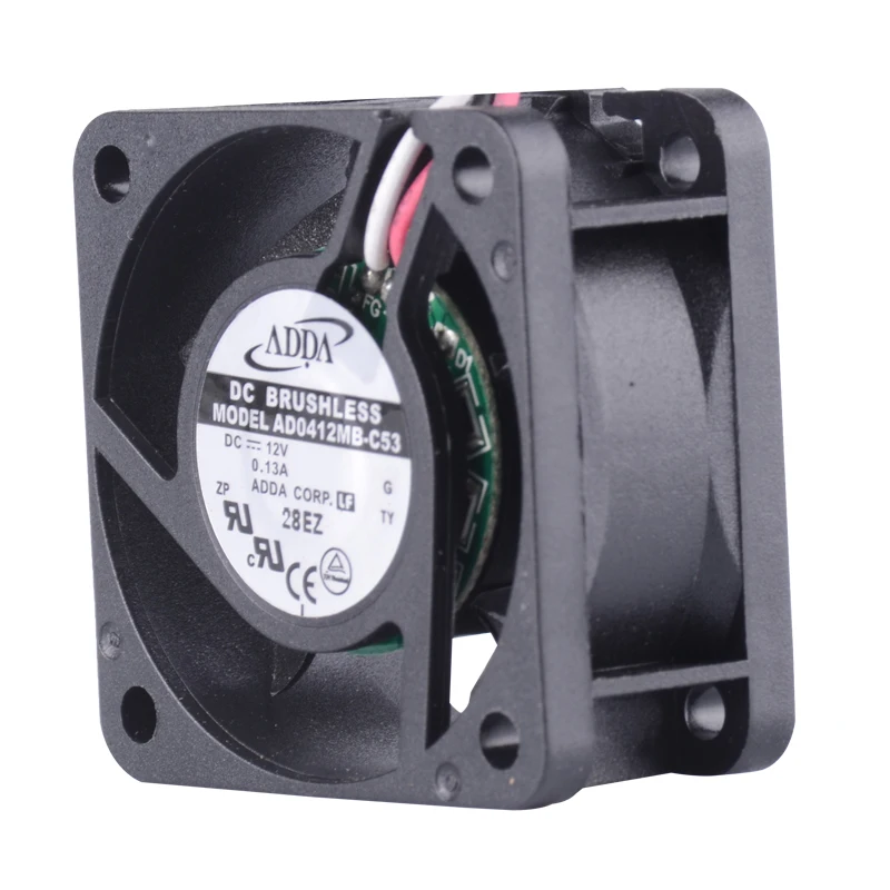 AD0412MB-C53 original de 12V, 0,13a, 4CM, 4020, equipo de ventilador de refrigeración de tres cables - imagen 2