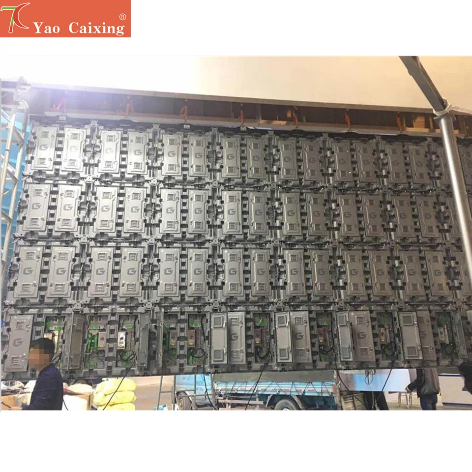 La pantalla de visualización del gabinete del equipo de aluminio de matriz llevada interior/exterior 960x960m m más barata YCX P5 - imagen 5