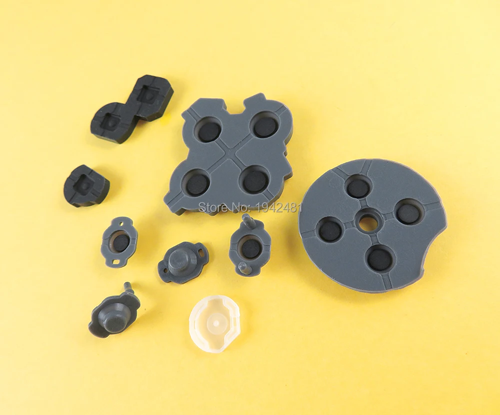 5 Juegos para controlador NS Pro, reparación de botones de silicona, botón cruzado ABXY, almohadilla de goma conductora para controlador Nintendo Switch Pro - imagen 3