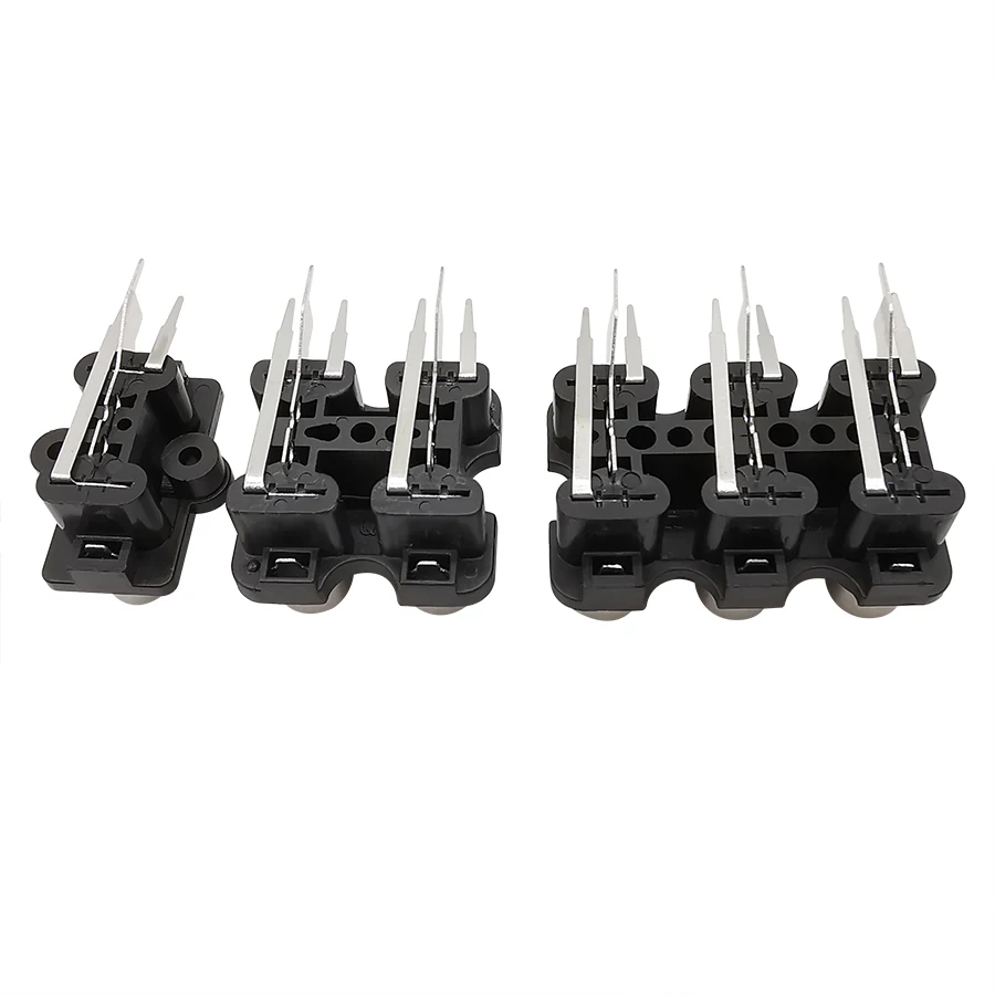 Conector hembra RCA, 3 piezas, negro, 2, 4, 6 agujeros, conectores de Audio, interfaz de salida de ENTRADA AV, conexión de señal - imagen 3