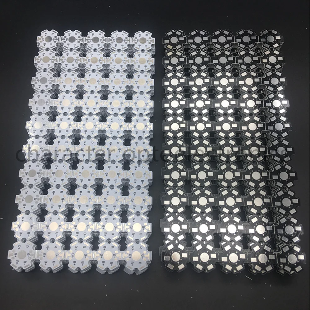 Disipador de calor LED de aluminio, placa Base de 1W, 3W, 5 W, placa PCB, sustrato de 20mm, Kit de estrella, disipador térmico de refrigeración DIY para Chips de cuentas LED de 1, 3 y 5 vatios