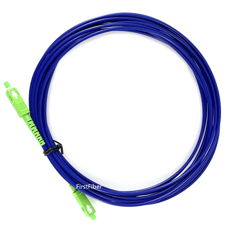 Cable de parche blindado SC/LC APC/UPC, Cable de parche de fibra, puente óptico de fibra simple, PVC de modo único, 2m - imagen 3