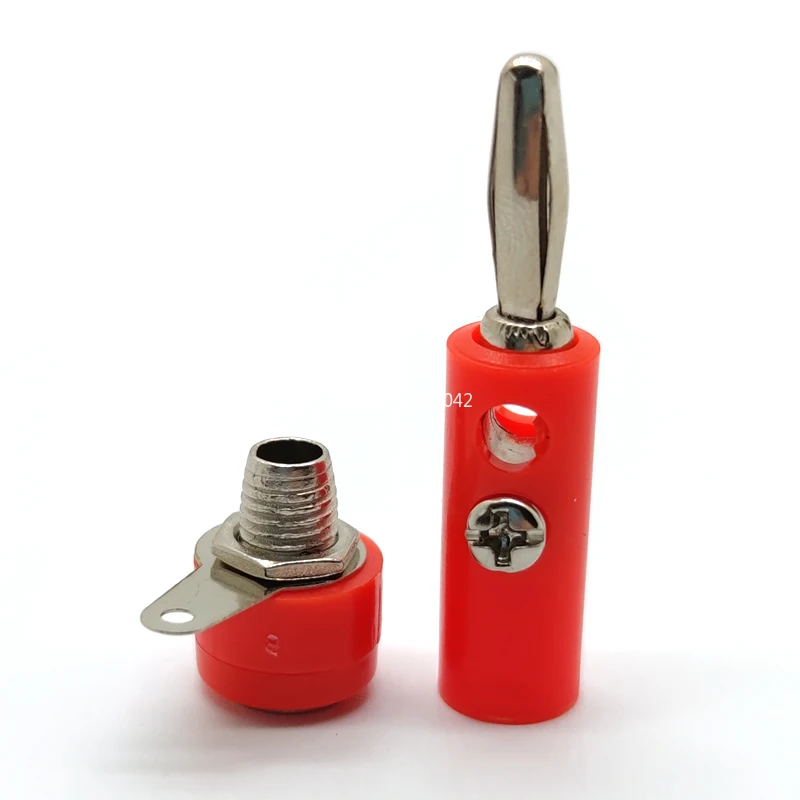 Kit de enchufe y enchufe Banana de 4mm, altavoz de Audio para insertar conector, piezas de modelo DIY, 5 Juegos - imagen 4