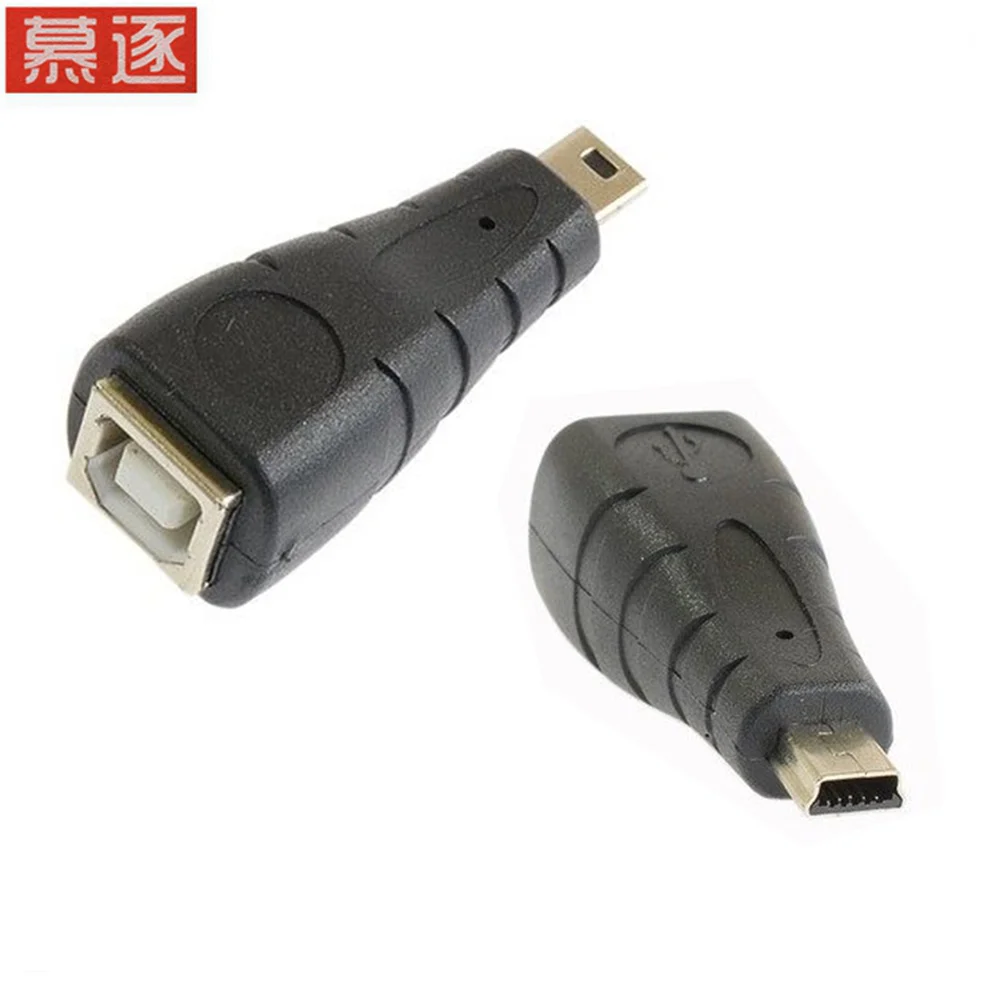 Mini Micro USB 5pin stecker auf USB tipo B, USB 2,0 Tipo de Weibliche Drucker escáner adaptador stecker M/F Hohe qualität