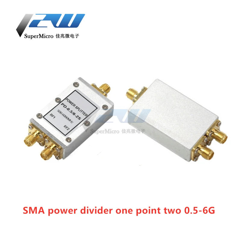 Divisor de potencia SMA 2-8G WIFI, un punto, dos microtiras RF, 500-6000MHz, 1,5-8G - imagen 2