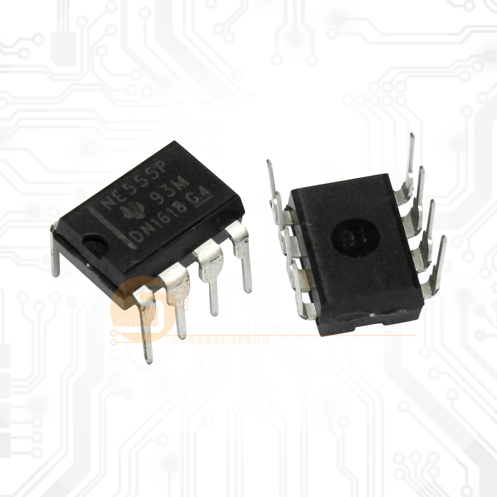 Temporizador de alta precisión, nuevo, NE555P DIP8 NE555 DIP NE555N 555P DIP-8, 10 Uds.