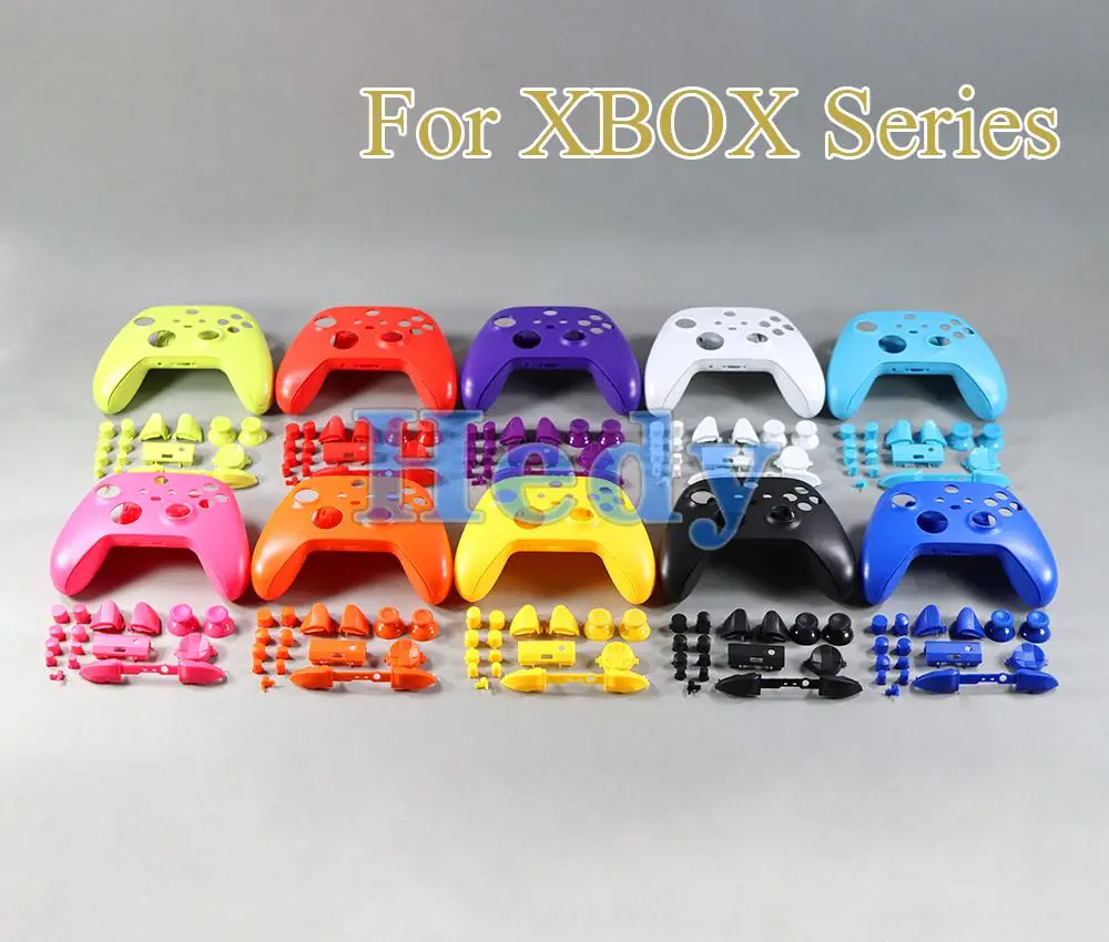 1 Juego de carcasa sólida para controlador Xbox Series X S, kit de botones LB RB, parachoques LTRT, botón de encendido - imagen 4