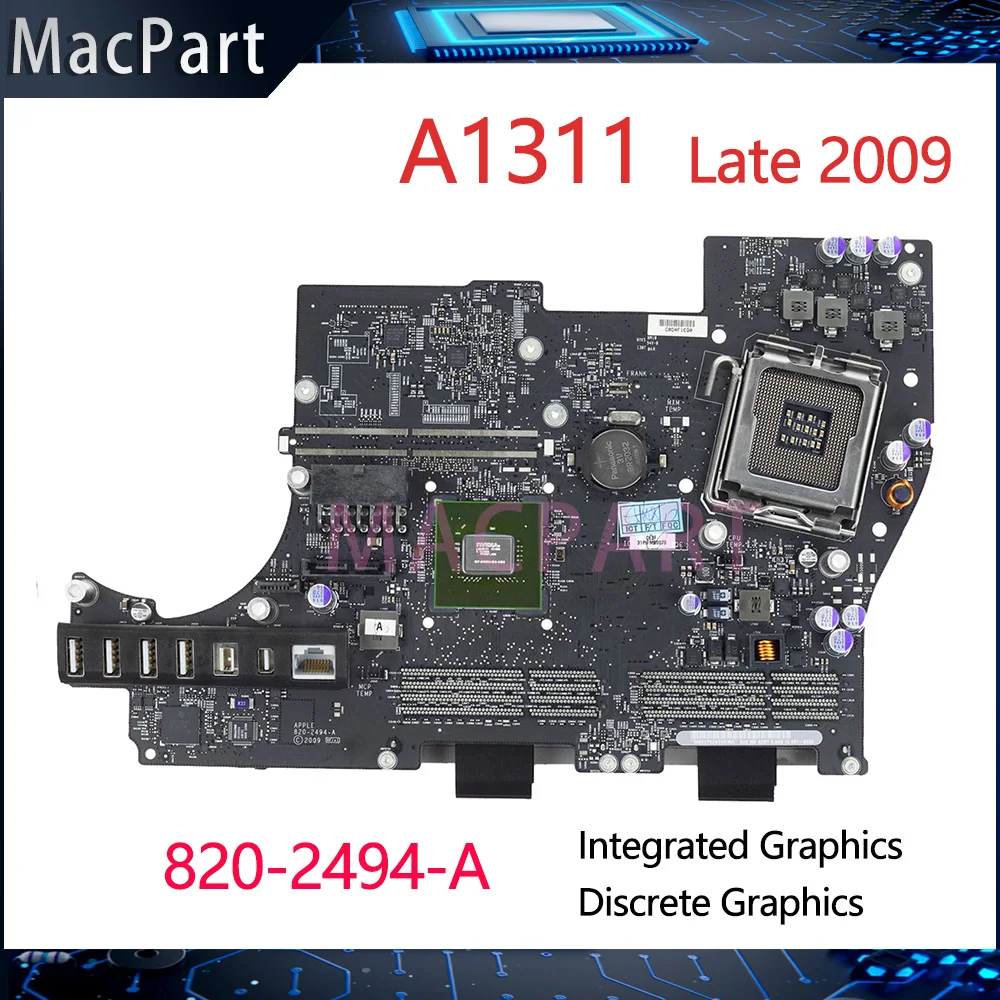 Placa base A1311 Original probada 820-2494-A para iMac 21,5 ''placa lógica 631-1044 661-5305 631-1068 2009 Año 100% funciona bien