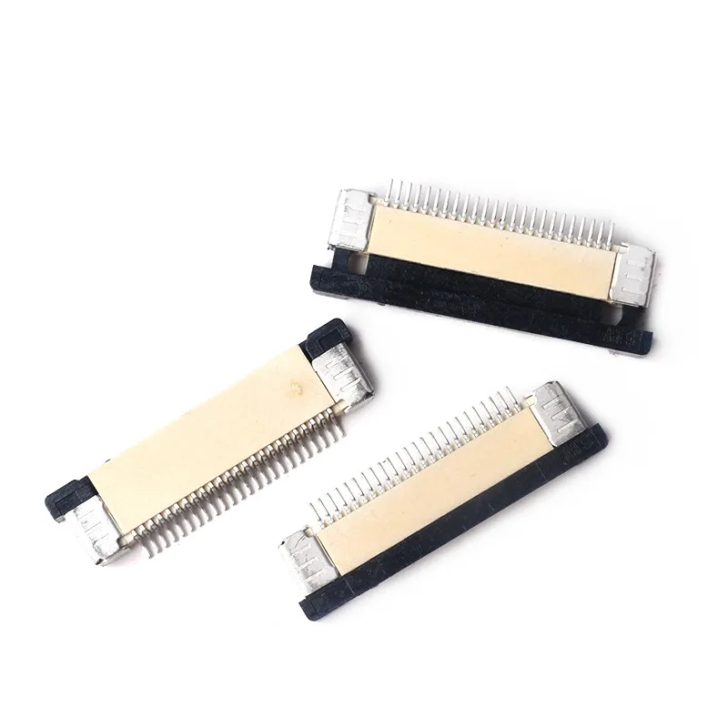 Conector FFC FPC de 50 piezas, 0,5mm, 4/6/8/10/12/14/16/18/20/22 Pines, tipo cajón, juegos de conectores de Cable plano de contacto superior - imagen 5
