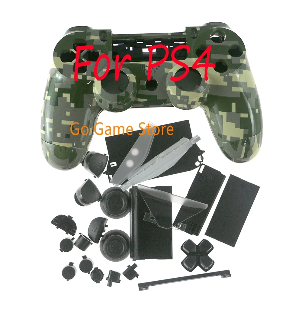 10 juegos para Playstation 4 controlador PS4 versión antigua funda de camuflaje carcasa protectora de piel