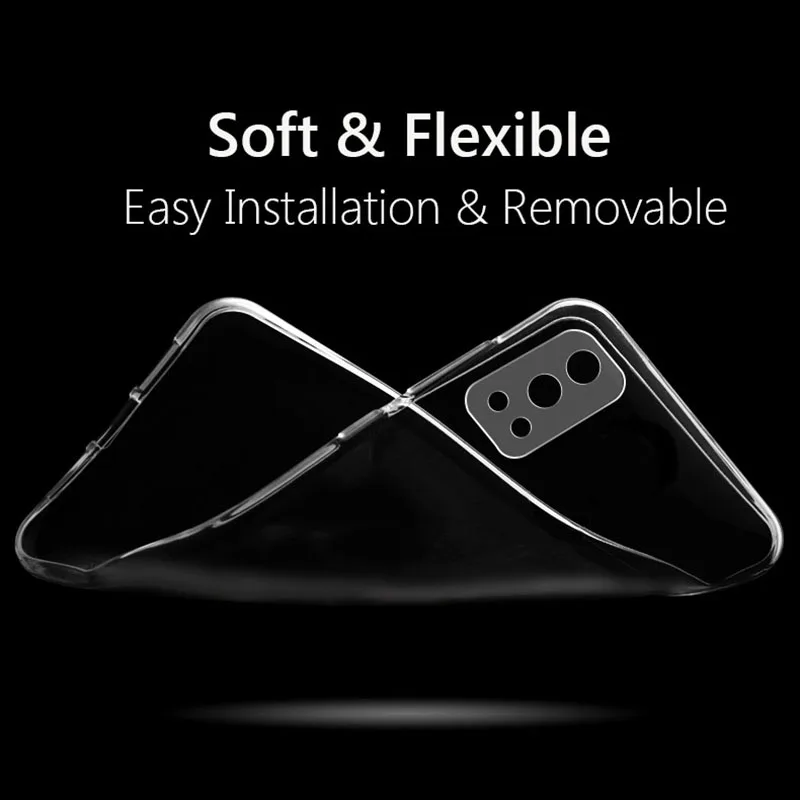 Funda de teléfono transparente de alta calidad para Oneplus Nord 2 5G, cubierta trasera protectora de lente transparente de TPU suave para hombre, 2021 - imagen 5