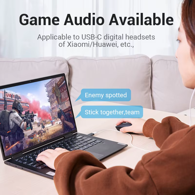 Vention Adaptador USB 3.0 a Tipo C – Compatibilidad Universal Amplia - imagen 3