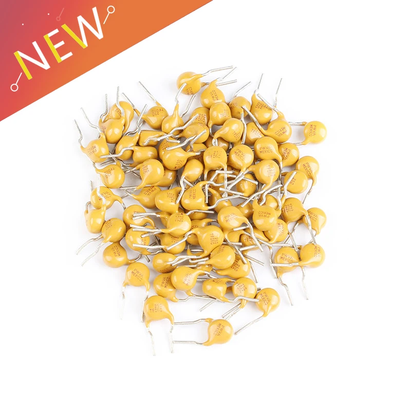 Fusible reiniciable, 10 piezas, 250V, 0.06A, 60mA, PPTC, paso de TRF250-060, 5mm