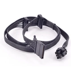 Cable Seasonic Focus Plus PCIe de 6 pines a SATA