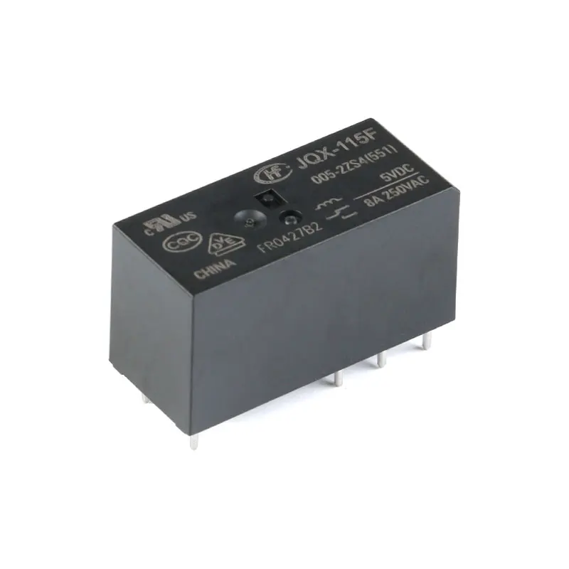 Relé HF115F 012-2ZS4, JQX-115F, 024-2ZS4, HF115F-012-2ZS4-12VDC, 005-2ZS4, 12VDC, DC5V, 12V, 24V, 8A, 250VAC, 8Pin - imagen 4