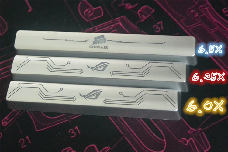 Teclado mecánico retroiluminado personalizado ABS, accesorio con personalidad, 6.25X, 6.5X, espacio, para jugadores de la República ROG, 1 unidad - imagen 3