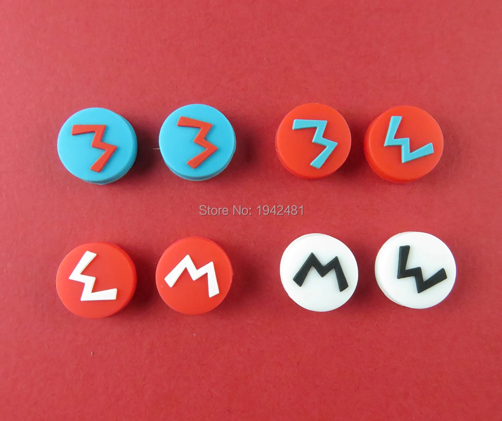 10 Uds. Para Poke Ball Cap piel silicona analógica pulgar Stick Grips tapas palos tapa cubierta