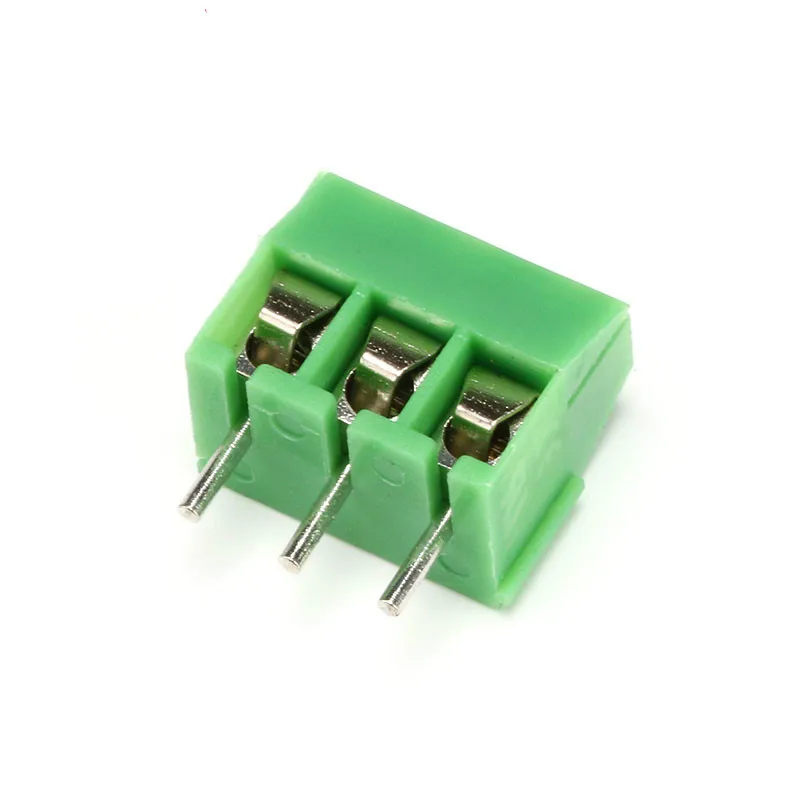 10 Uds KF350-2P 3,5mm paso 2 pines 2 vías 3 pines 3 vías Pin recto PCB conector de bloque de terminales de tornillo - imagen 4