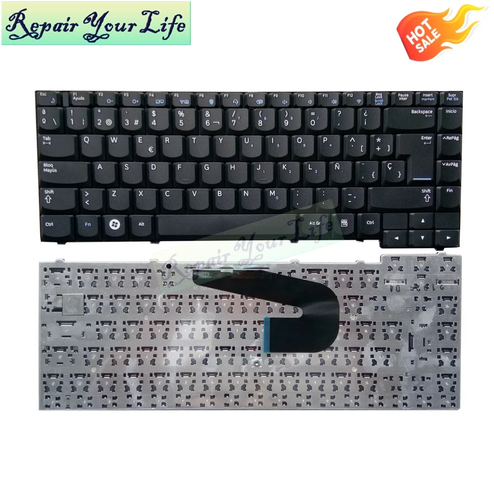 Teclado Inglés de EE. UU. para Samsung NP400B4B NP600B4B NP400B4B-S01 NP400B4C NP400B4C-A01UK NP200B4B SP LA teclado del ordenador portátil