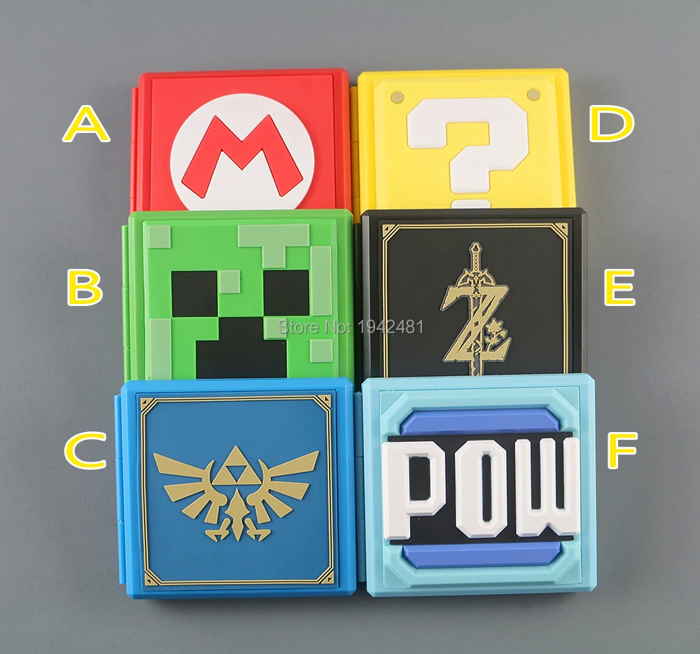 Estuche de almacenamiento de tarjetas de juego portátil, carcasa dura para juegos de Nintendo Switch, 12 en 1, 1 unidad - imagen 2