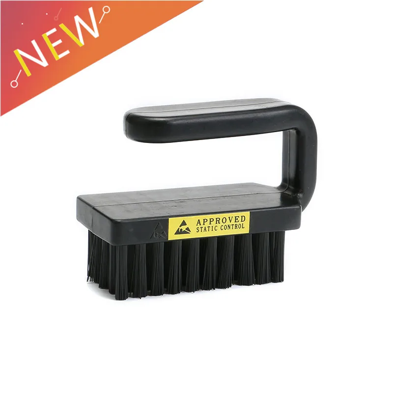 Cepillo de dientes antiestático, herramienta conductora, transparente, para taller de reparación de PC ESD, Control estático, 1 unidad