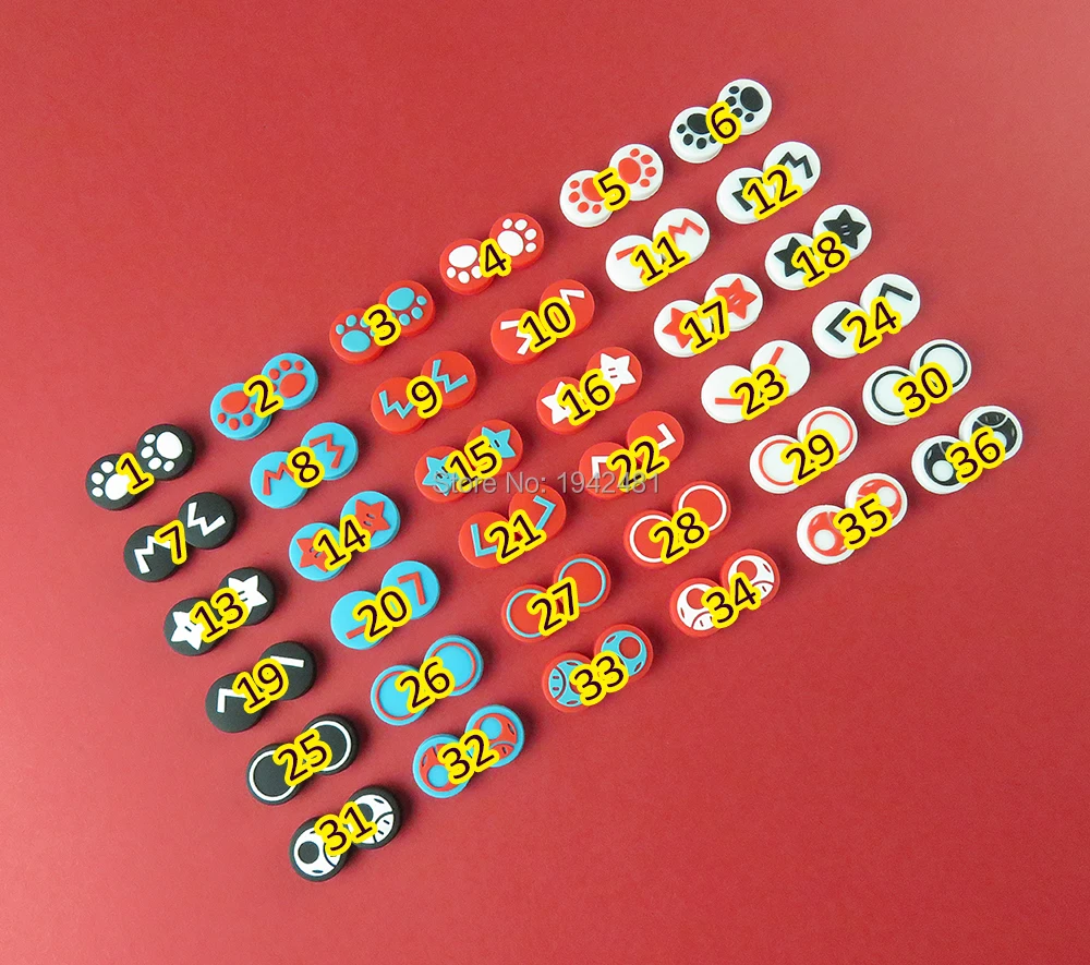 10 Uds. Para Poke Ball Cap piel silicona analógica pulgar Stick Grips tapas palos tapa cubierta - imagen 5