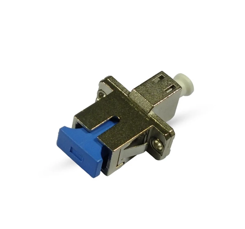 Adaptador de fibra óptica LC-SC conector híbrido acoplador hembra a hembra carcasa de metal SM MM APC suministro de fábrica envío gratis ELINK - imagen 4