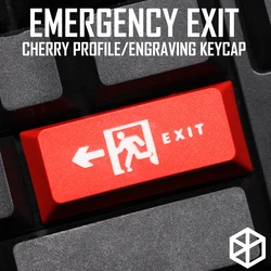 Teclas PBT Perfil Cherry Grabado Láser – Negro Rojo Azul