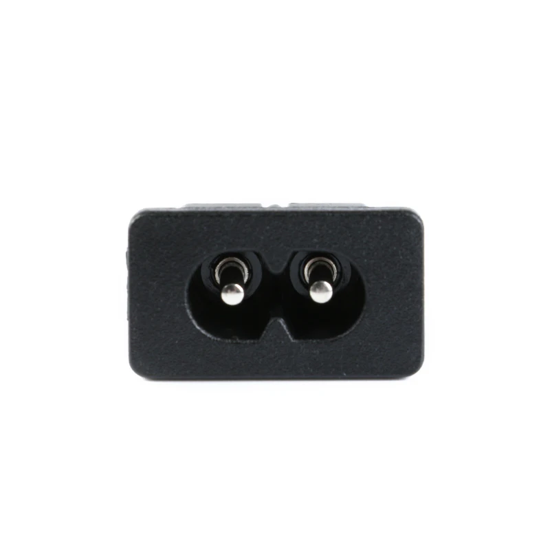 2 uds nuevo superventas AC250V 2.5A 2Pin IEC 320 C8 enchufe de entrada de montaje de tornillo - imagen 3