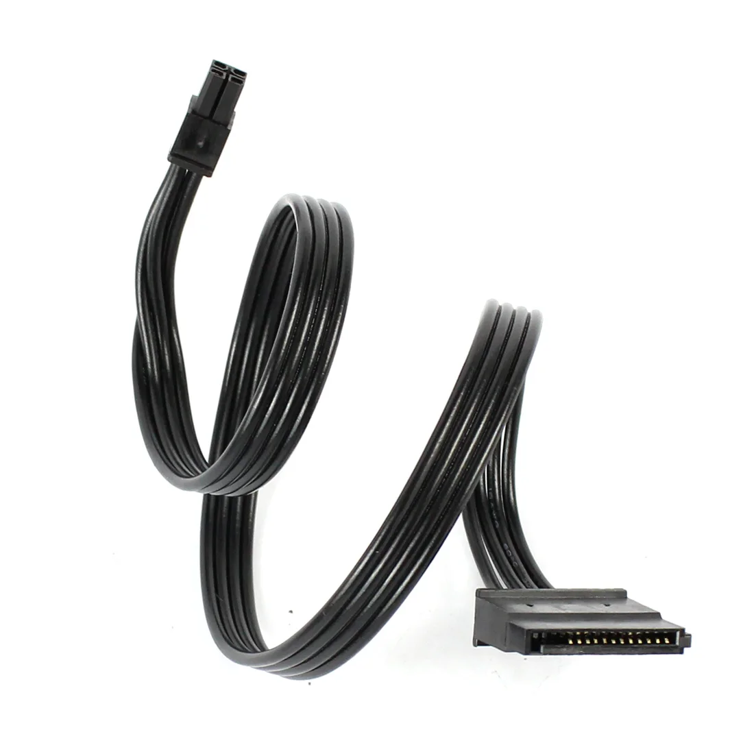 Cable de alimentación de PC Mini 4 pines a SATA SSD para Lenovo M410 M415 M425 B415 M610 M710 M4200R, placa base 4 P a 1/girar 2 SATA - imagen 3