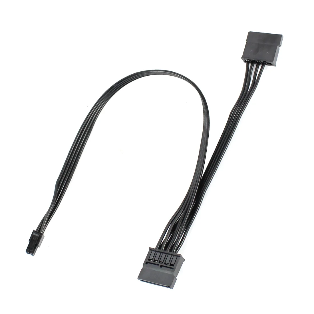 Cable de alimentación de PC Mini 4 pines a SATA SSD para Lenovo M410 M415 M425 B415 M610 M710 M4200R, placa base 4 P a 1/girar 2 SATA - imagen 4