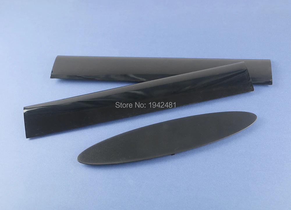 12 juegos de cubierta de puerta de bahía HDD de disco duro negro para consola PS3 4000 funda carcasa frontal Panel de placa frontal izquierda derecha - imagen 3