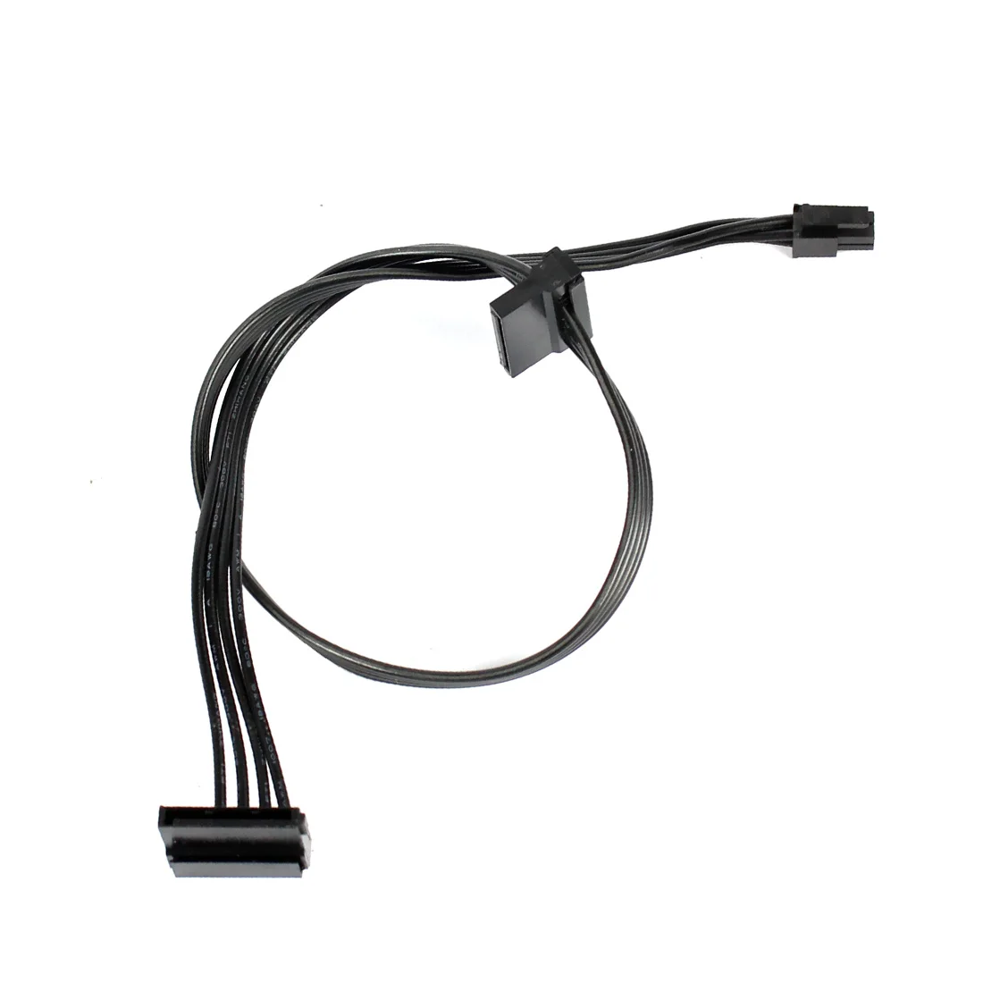 Cable de alimentación de PC Mini 4 pines a SATA SSD para Lenovo M410 M415 M425 B415 M610 M710 M4200R, placa base 4 P a 1/girar 2 SATA - imagen 2