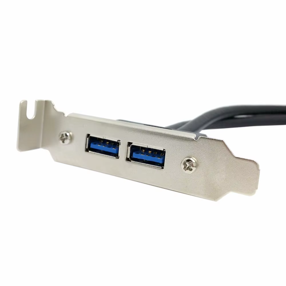 Cable USB 3.0 20 Pines Placa Base Perfil Bajo 40cm - imagen 5